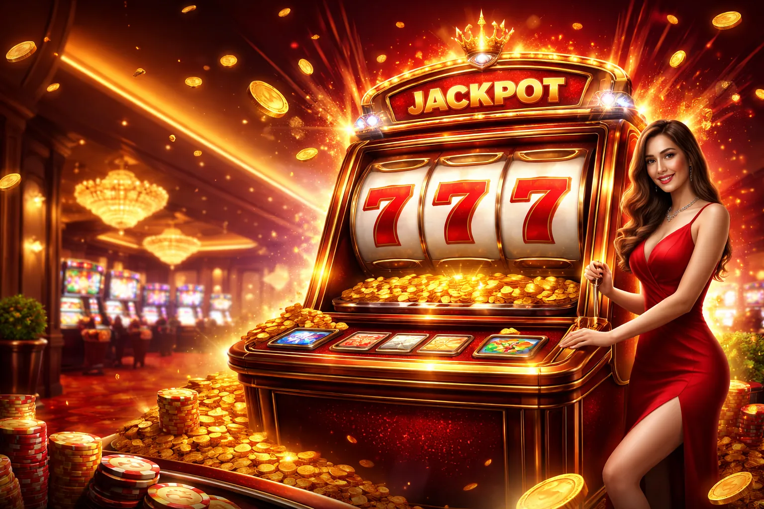 Máy đánh bạc tại v99 trang chủ với giải jackpot lớn